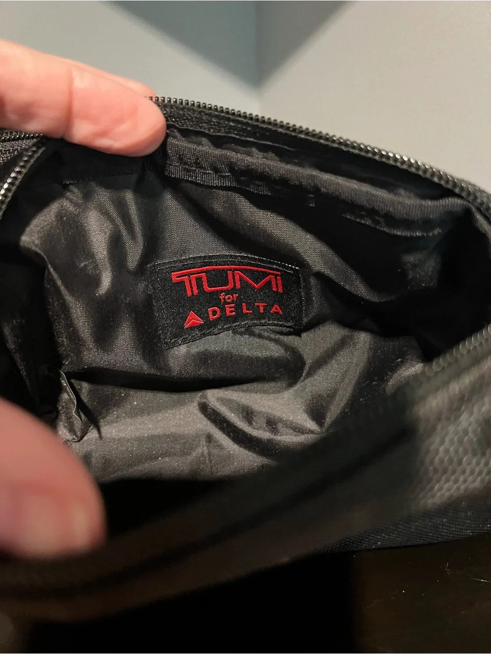 Set of Two Tumi Alpha Mini Amenity Case in Black